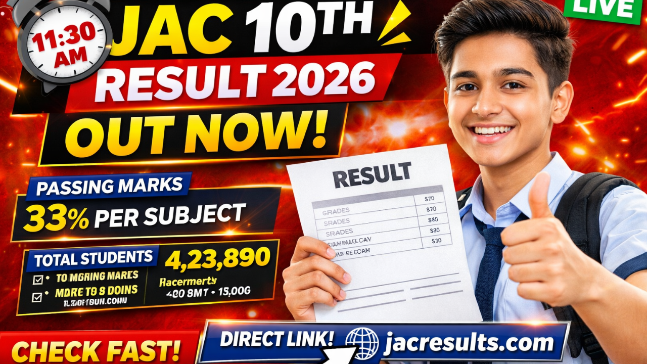 JAC 10th Result 2026