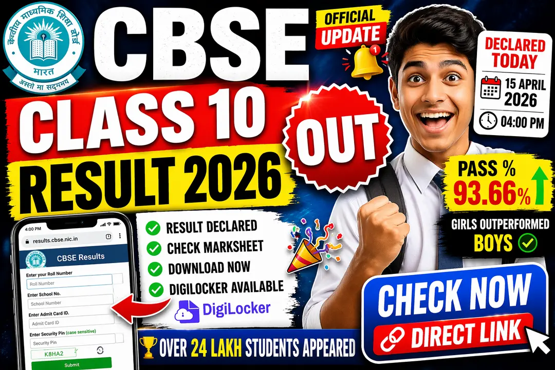 CBSE Class 10 Result 2026 OUT - Check Your Scorecard Now @ cbse.gov.in 1 CBSE Class 10 Result 2026