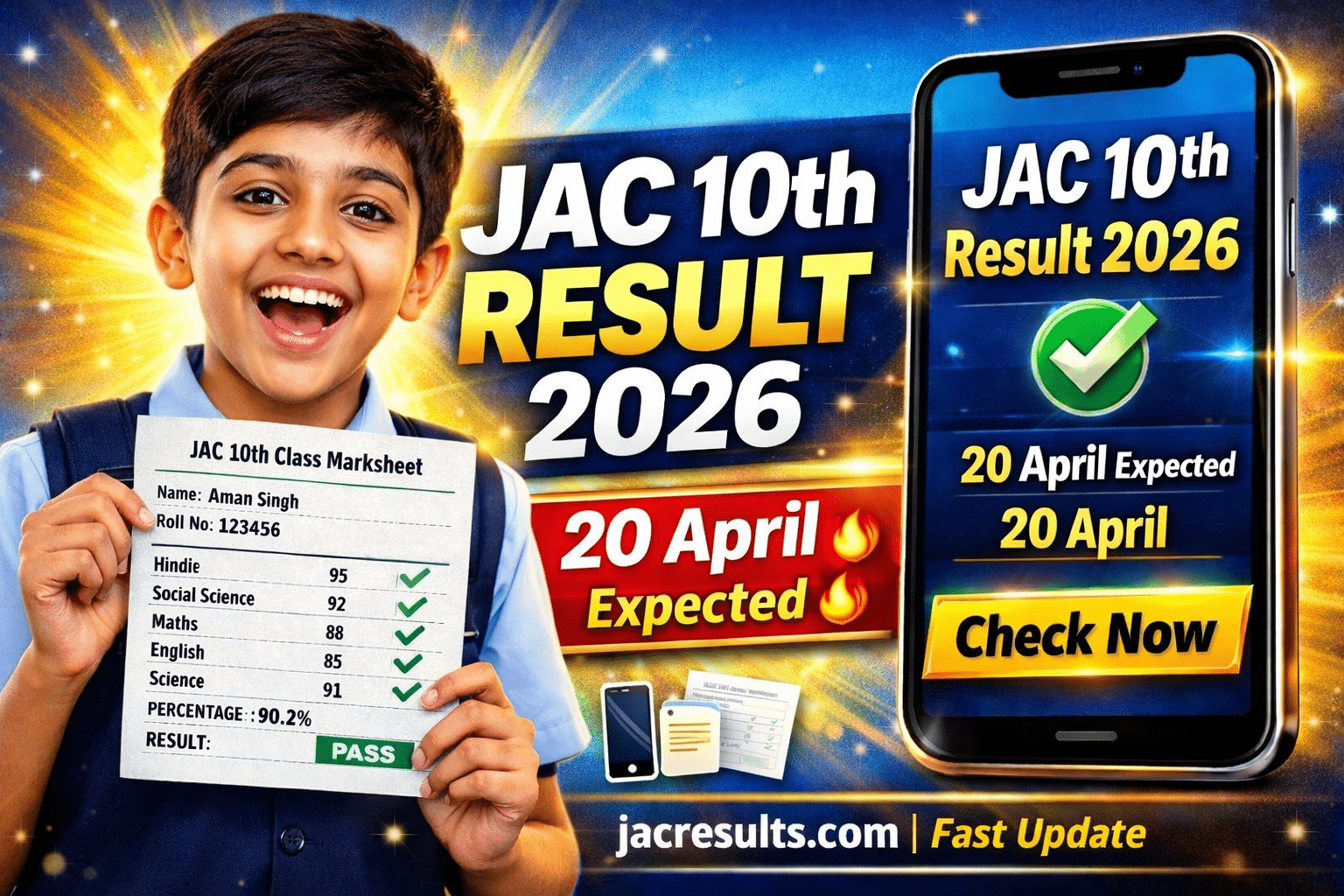 JAC 10th Result 2026 Out Soon: Jharkhand Board Matric Result Expected by April 20 @ jacresults.com 1 JAC 10th Result 2026 Out Soon: